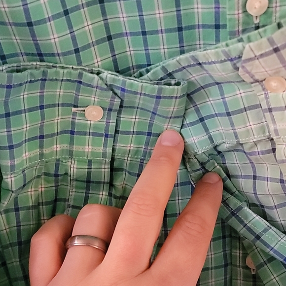 American Eagle Buttondown shirt Sz M Athletic Fit - Picture 4 of 6